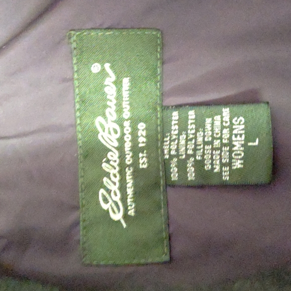 Eddie Bauer Goose down vest, Large - Picture 2 of 3